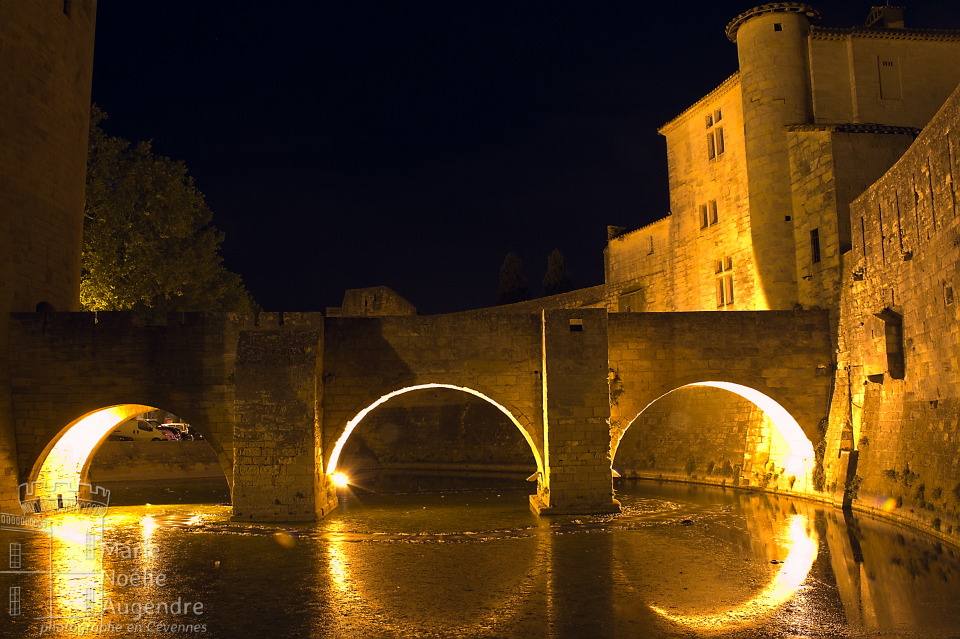 Aigues-Mortes by night 