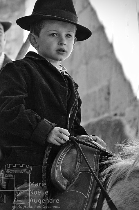 Jeune gardian à cheval