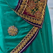 Détail d'un sari brodé